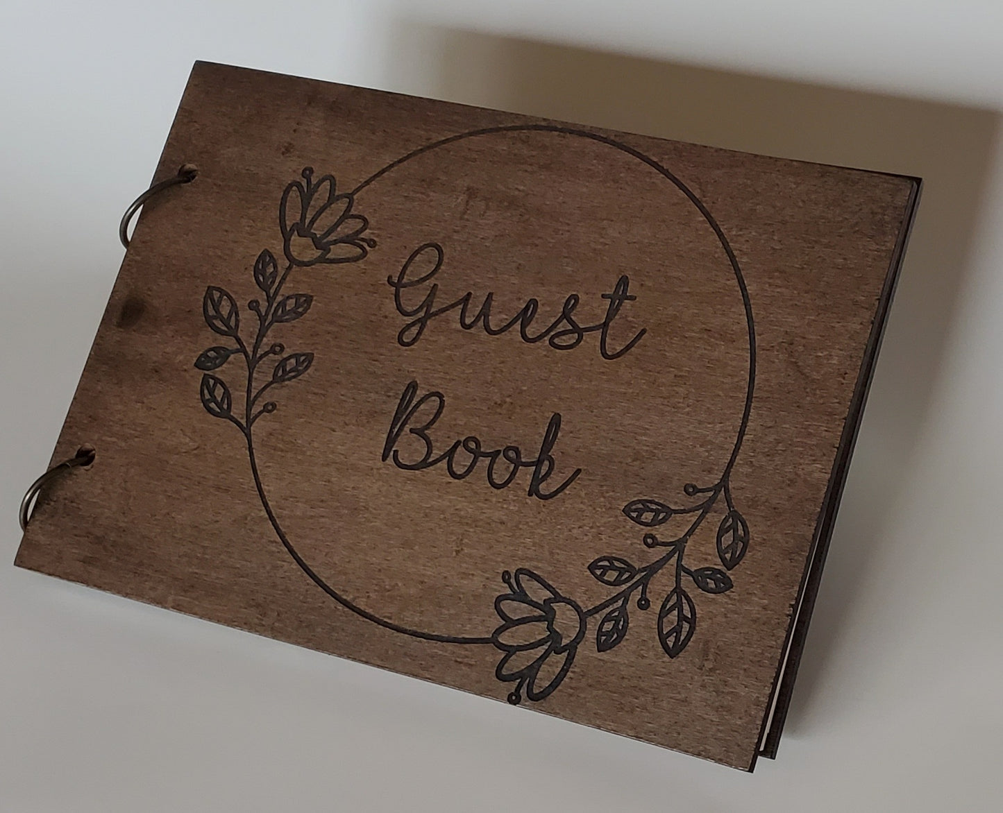 Floral elegance Guest book