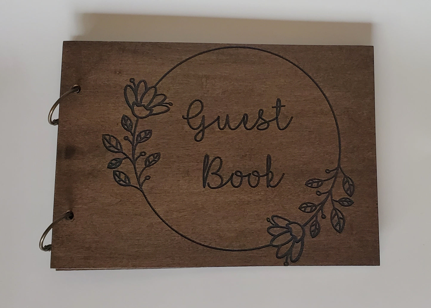 Floral elegance Guest book