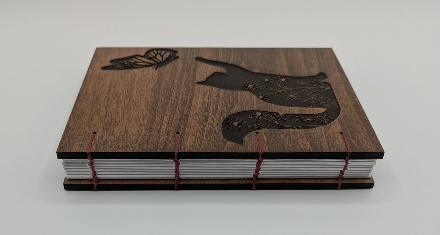 Cat and Butterfly Notebook