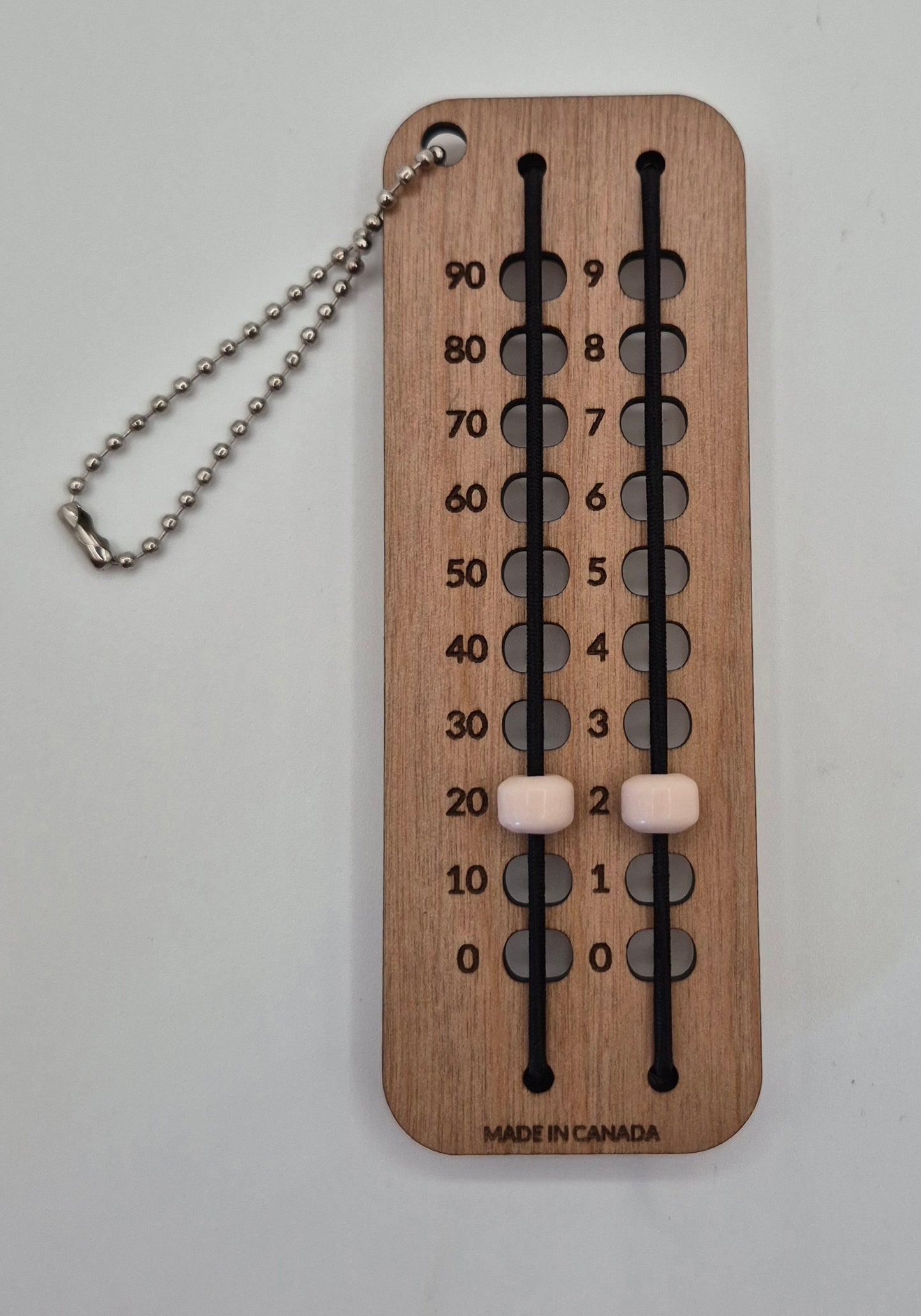 Glass bead row counter 0-99