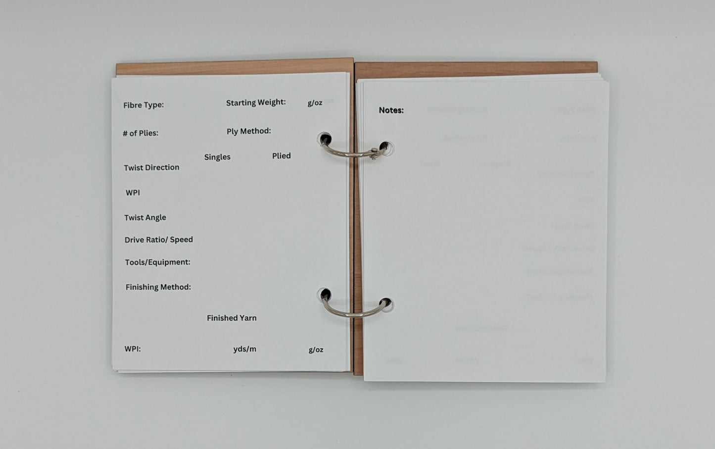 Spinning Wheel project book