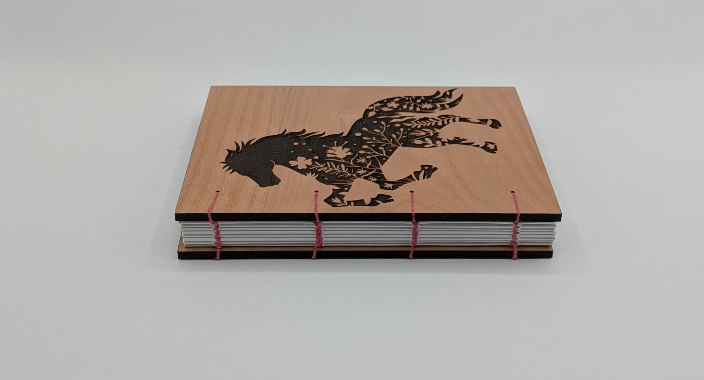 Floral Horse Notebook
