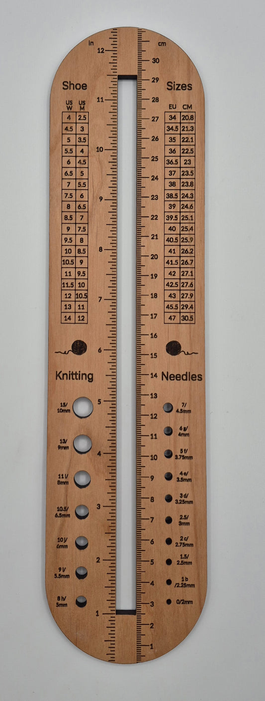 Sock ruler