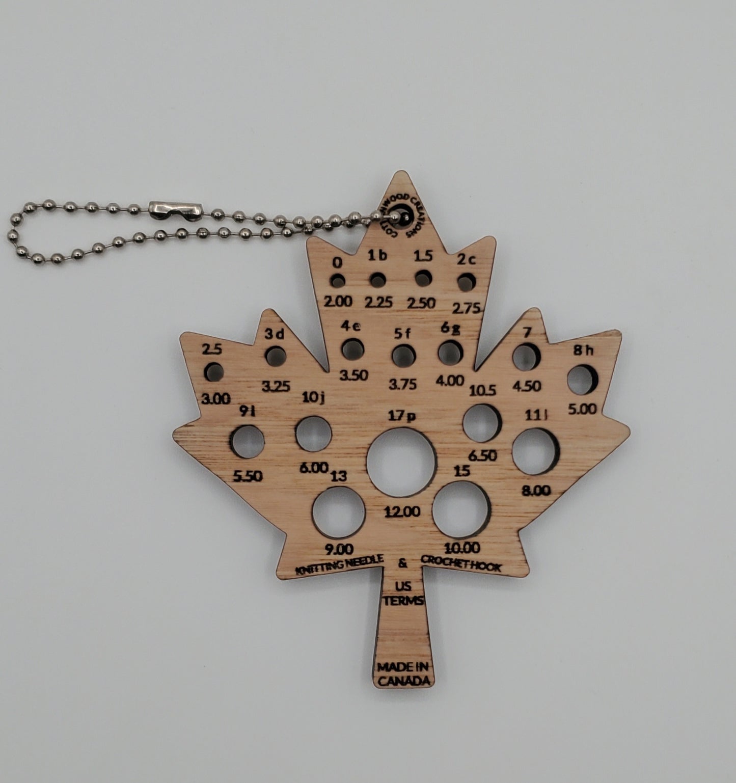 Maple leaf gauge