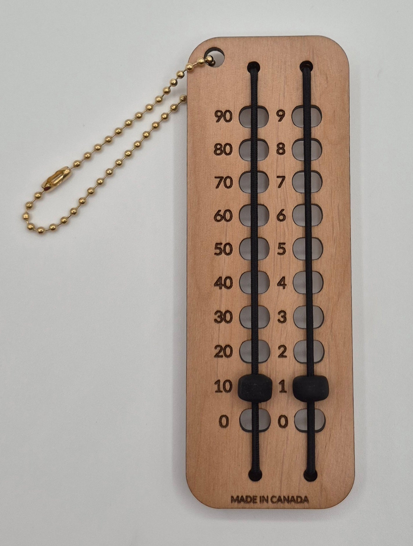 Glass bead row counter 0-99