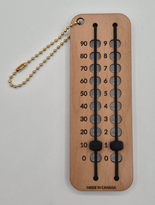 Glass bead row counter 0-99